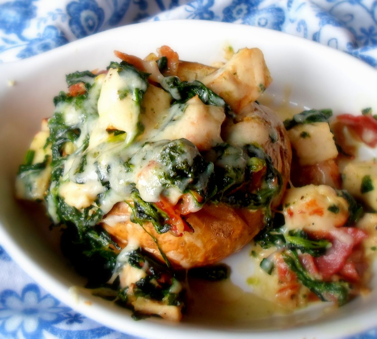 Chicken & Pancetta Stuffed Jacket Potatoes The English Kitchen